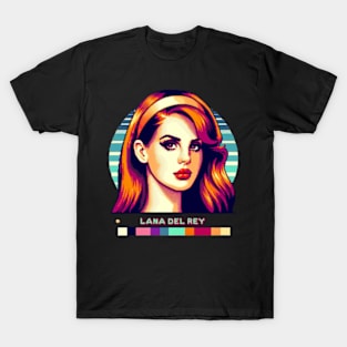 Lana Del Rey - Video Games South Beach Letters T-Shirt